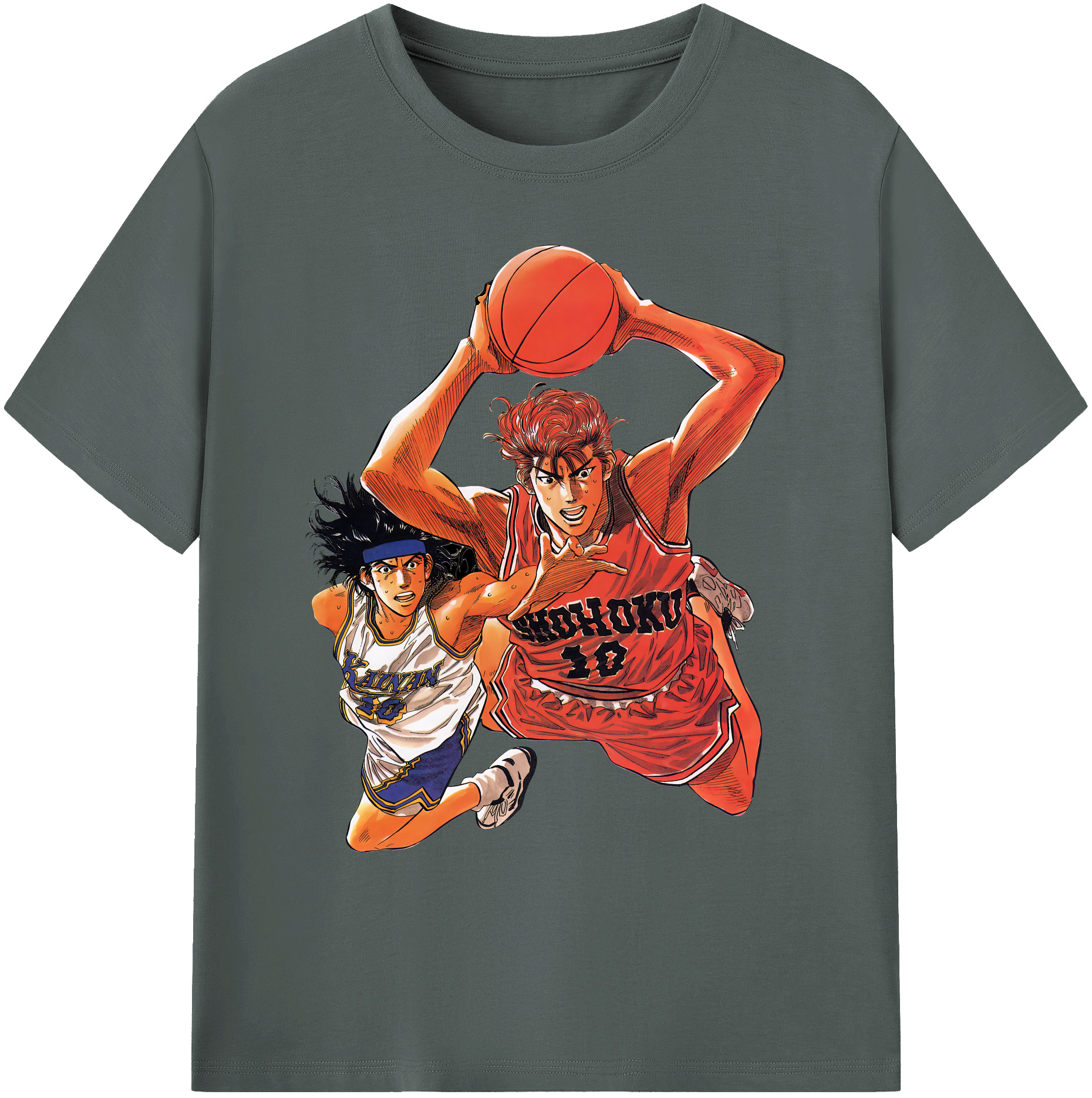 （画像用） SLAM DUNK／スラムダンク 綿100％ メンズ半袖Tシャツ｜肌触りやわらか＆通気性